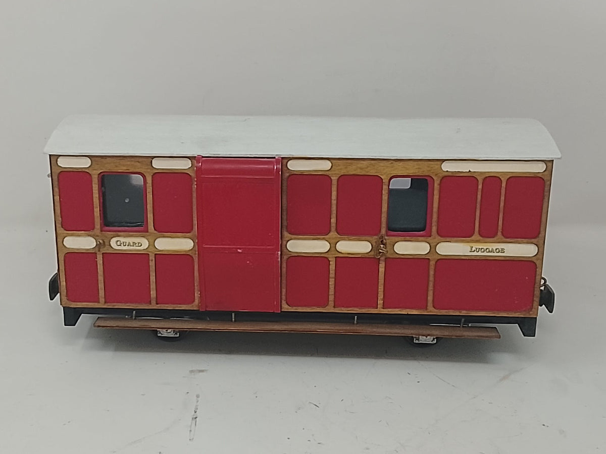 1637 - 45mm Gauge Brandbright 4 Wheel Luggage and Brake Coach