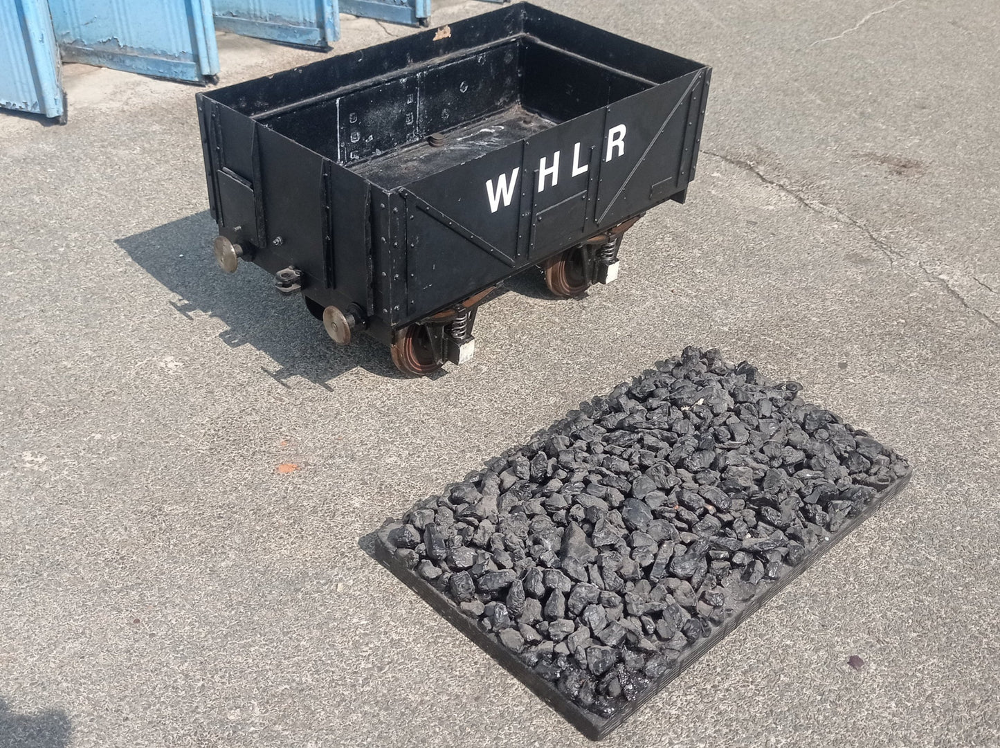 (Sold) 5" Gauge 4 Wheel Coal Wagon