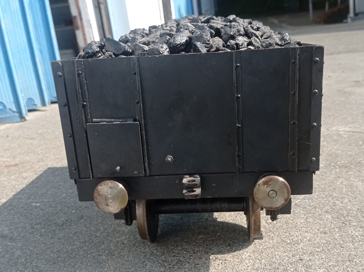 (Sold) 5" Gauge 4 Wheel Coal Wagon