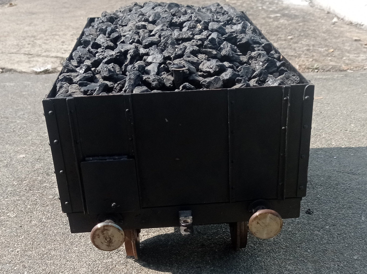 (Sold) 5" Gauge 4 Wheel Coal Wagon