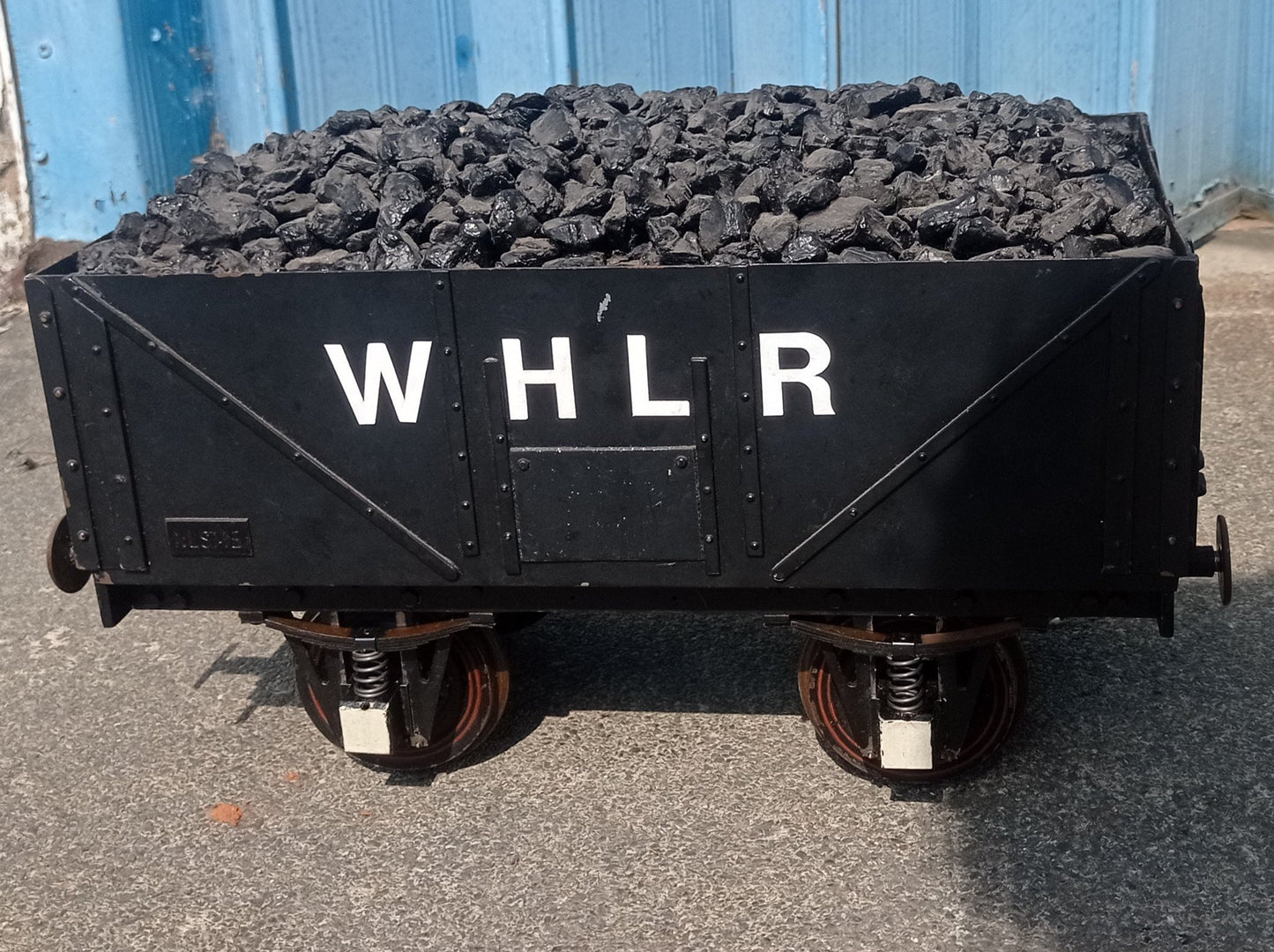 (Sold) 5" Gauge 4 Wheel Coal Wagon