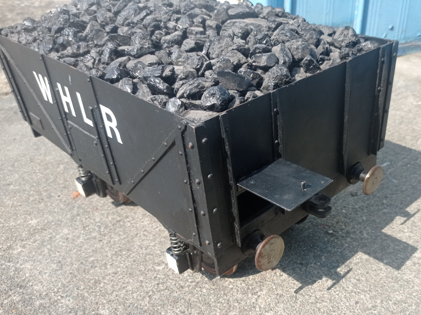 (Sold) 5" Gauge 4 Wheel Coal Wagon