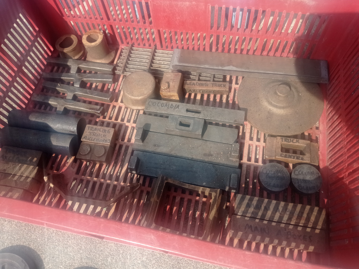 (Sold) 3½" Gauge Columbia Castings