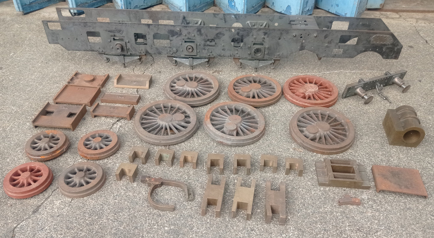 (Sold) 5" Gauge Torquay Manor Frames and Castings