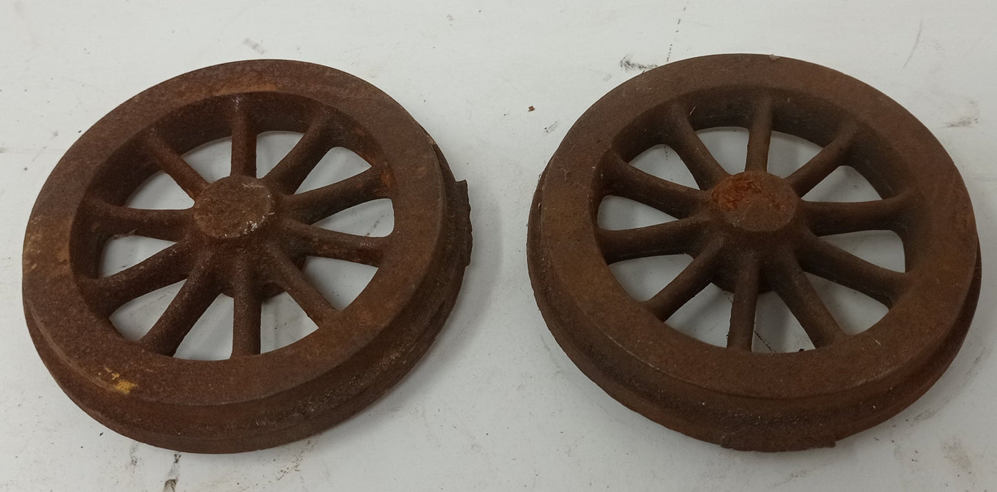 (Sold) 2 x 5" Gauge Wheel Castings