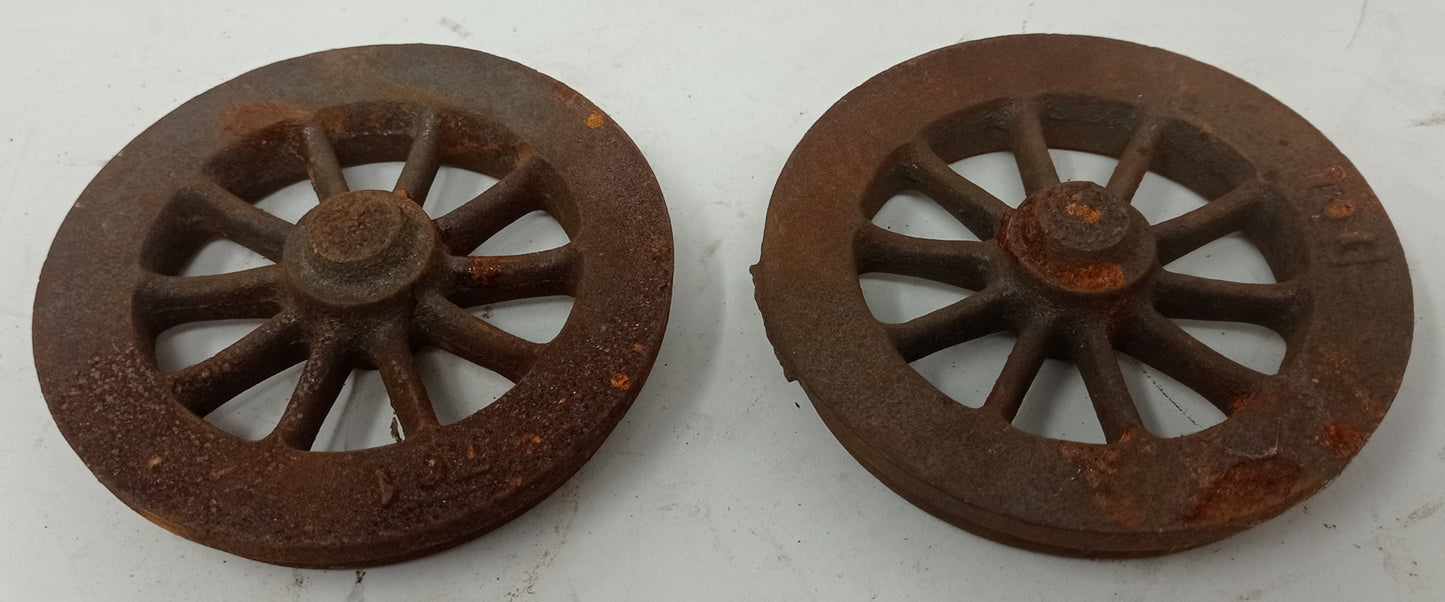 (Sold) 2 x 5" Gauge Wheel Castings
