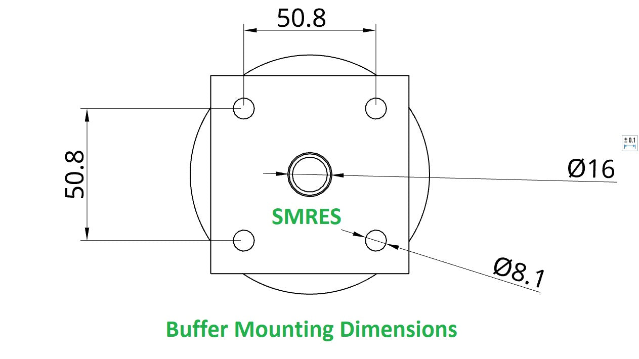 Buffer Kit for 7 1/4" or 10 1/4" Gauge