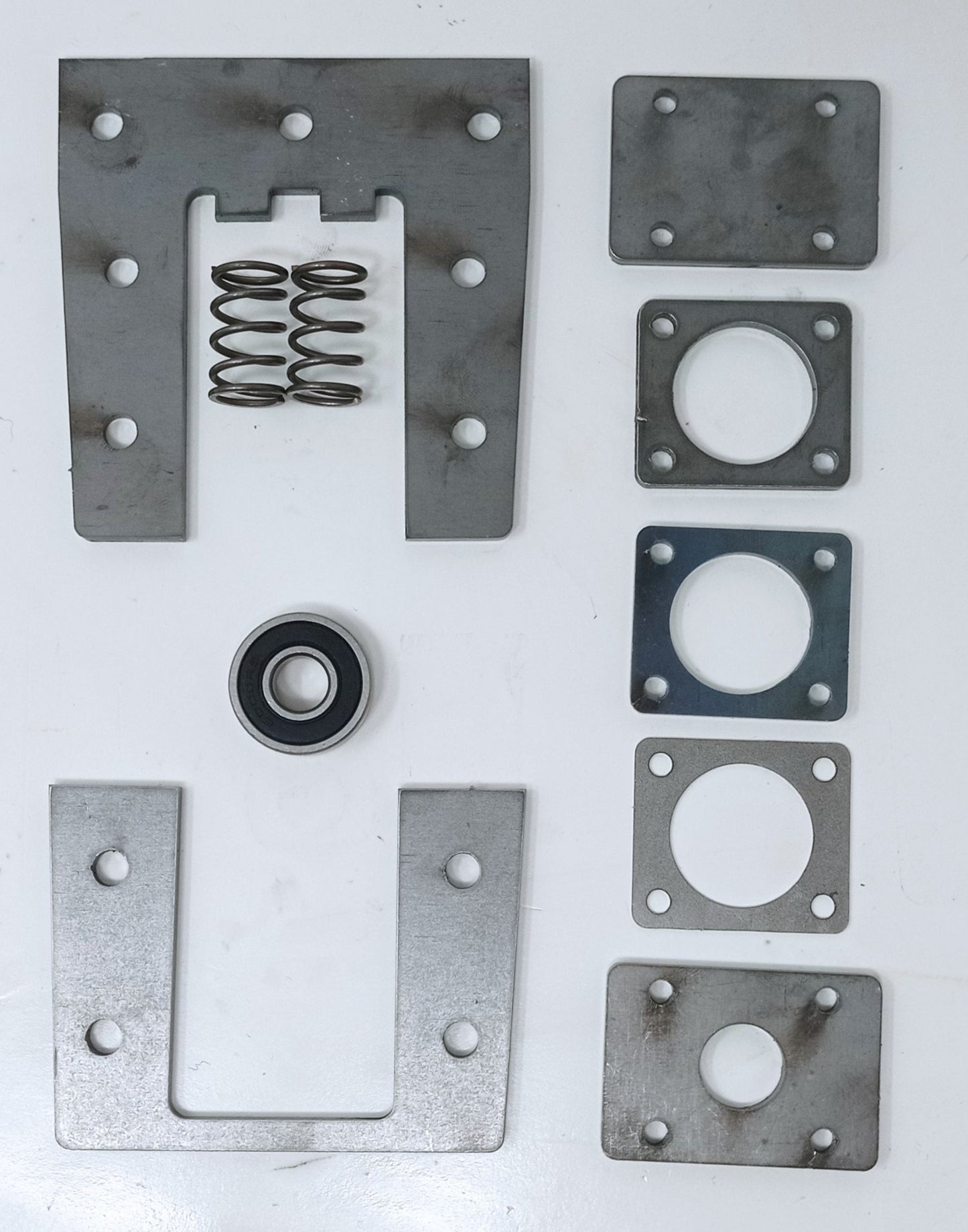 Small Bolt On W Iron and Axle Box for 5" gauge