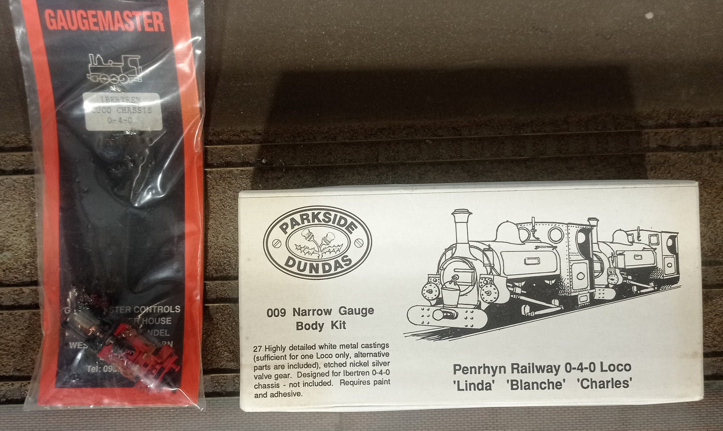 Parkside Dundas 009 Gauge Penrhyn Hunslet Kit with chassis
