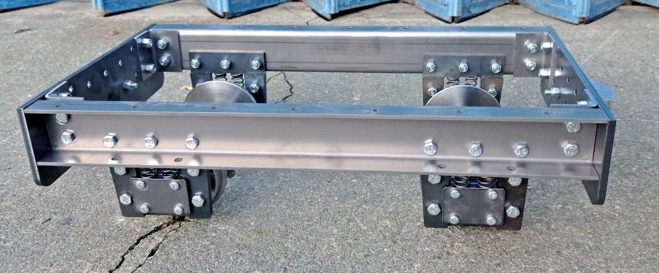 5" Gauge 4 Wheel Sprung Chassis Kit (with Plain Disc Wheels)