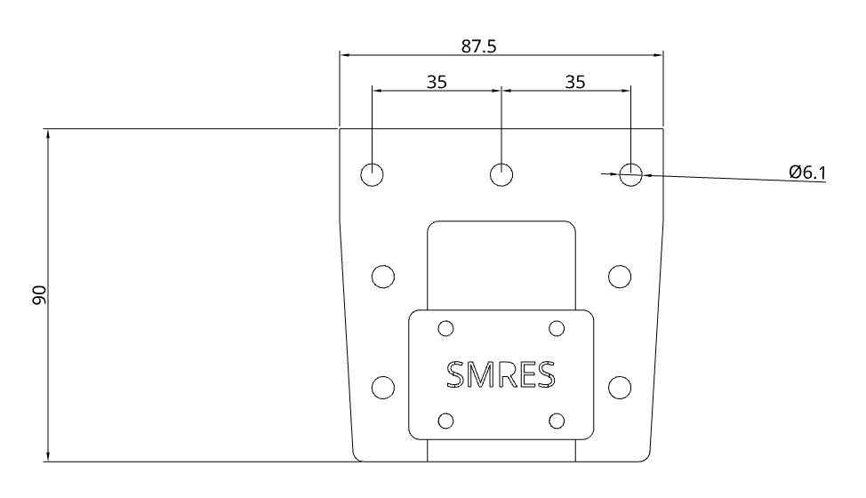 Small Bolt On W Iron and Axle Box  (New Design)