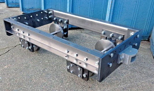 5" Gauge 4 Wheel Sprung Chassis Kit (with 4" diameter Wheels)