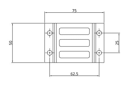 5" Gauge Coupling - Single Slot or Triple Slot