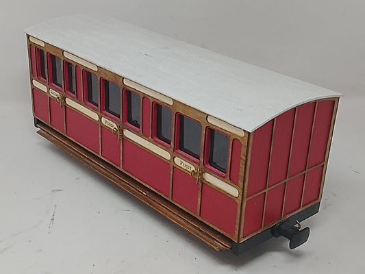 45mm Gauge Brandbright 4 Wheel Three Compartment Coach