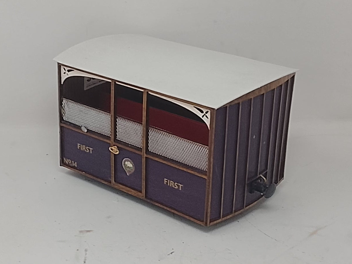 1644 - 45mm Gauge Ffestiniog Railway Observation Saloon Bug Box Coach