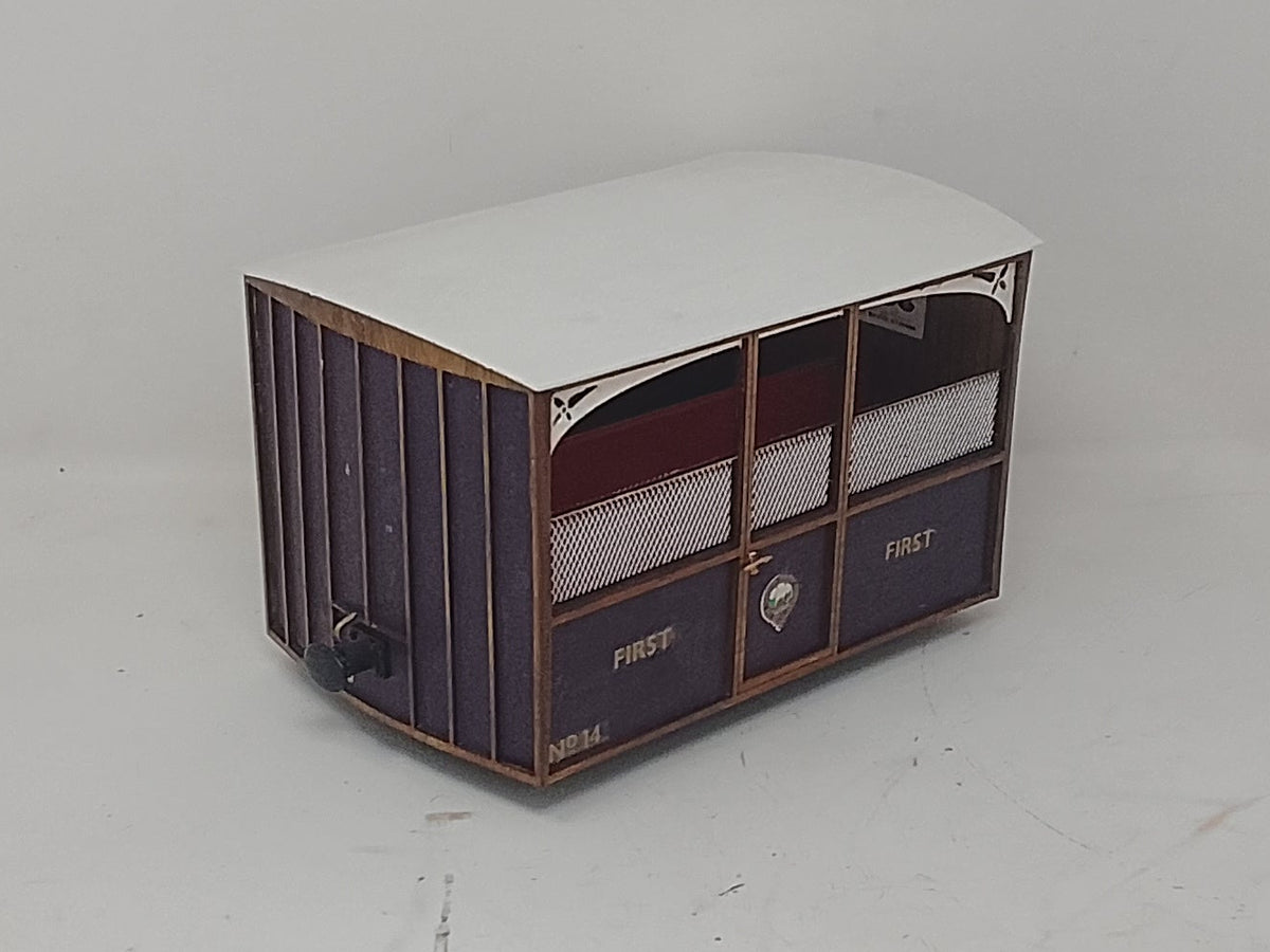 1644 - 45mm Gauge Ffestiniog Railway Observation Saloon Bug Box Coach