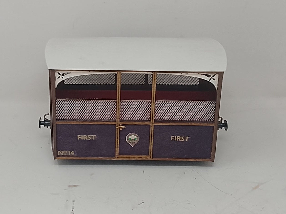 1644 - 45mm Gauge Ffestiniog Railway Observation Saloon Bug Box Coach