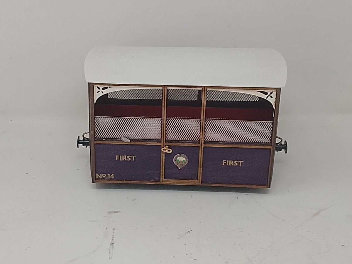 1644 - 45mm Gauge Ffestiniog Railway Observation Saloon Bug Box Coach