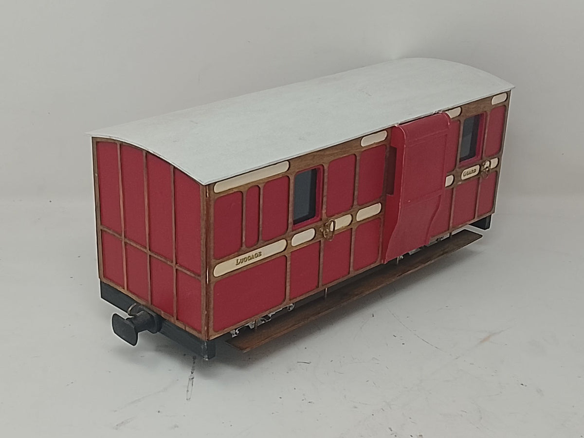 1637 - 45mm Gauge Brandbright 4 Wheel Luggage and Brake Coach