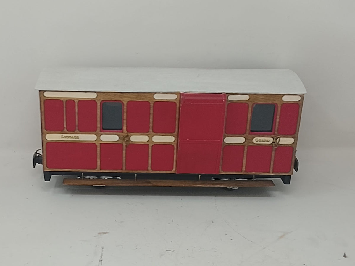 1637 - 45mm Gauge Brandbright 4 Wheel Luggage and Brake Coach