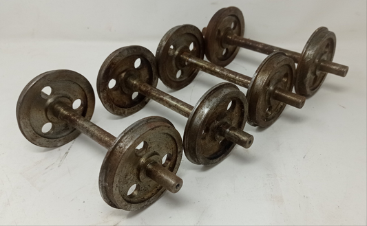 SOLD 1383 - 4 x 5" Gauge Wheelsets