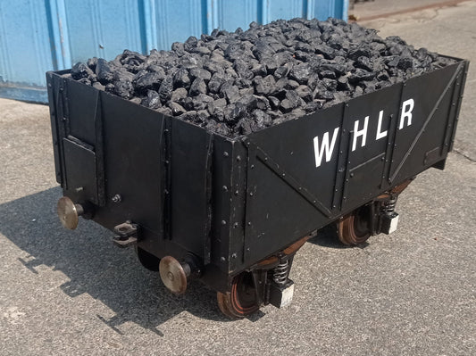 (Sold) 5" Gauge 4 Wheel Coal Wagon
