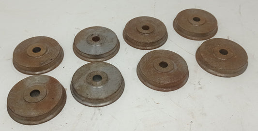 SOLD 1386 - 8 x  3 ½” gauge wheels