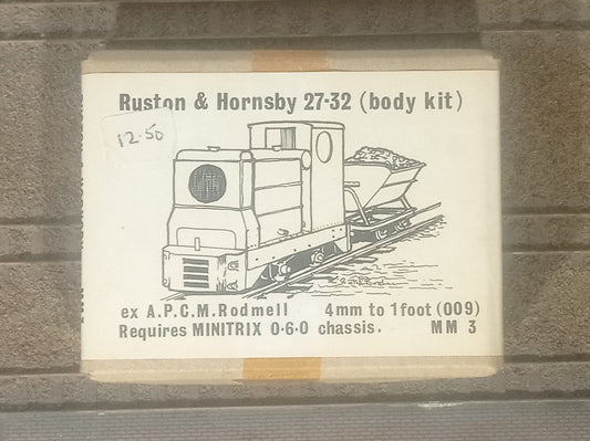Meridian Models 009 Gauge Ruston 27-32HP Kit with chassis