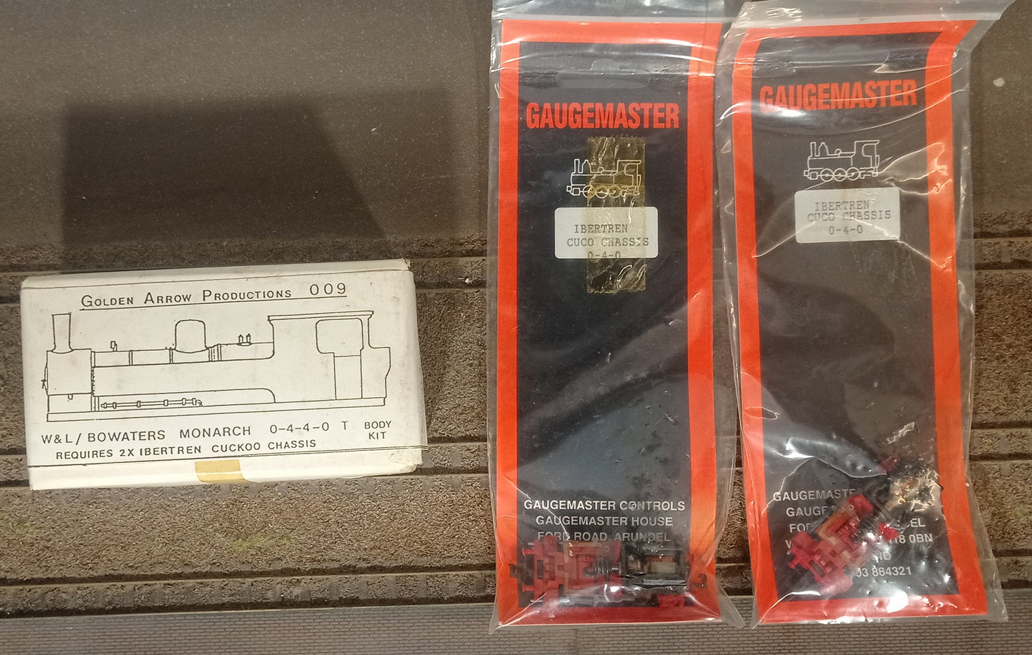 Golden Arrow 009 Gauge 'Monarch' Kitson-Meyer Kit with chassis