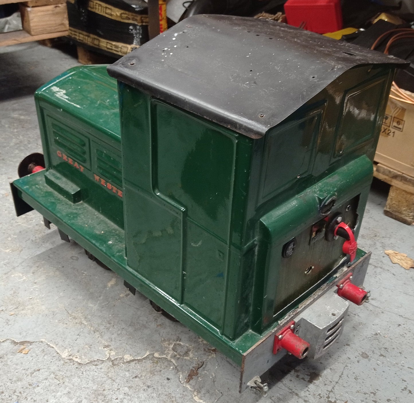 1528 - 7¼" Gauge Simplicity II Battery Locomotive (Green)