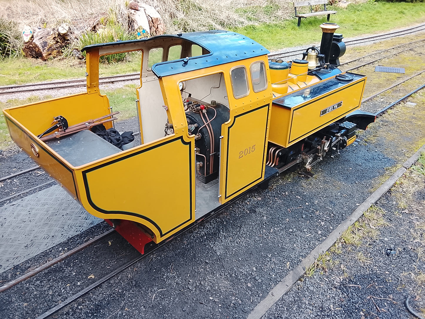 10 1/4" Gauge 2-6-4T Mountaineer steam locomotive
