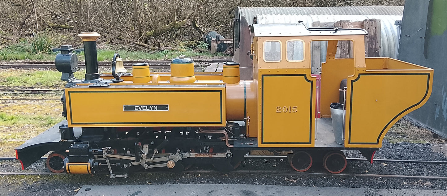 10 1/4" Gauge 2-6-4T Mountaineer steam locomotive