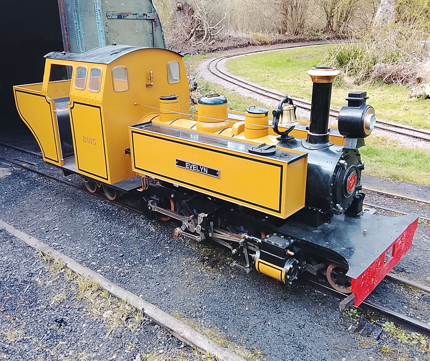 10 1/4" Gauge 2-6-4T Mountaineer steam locomotive