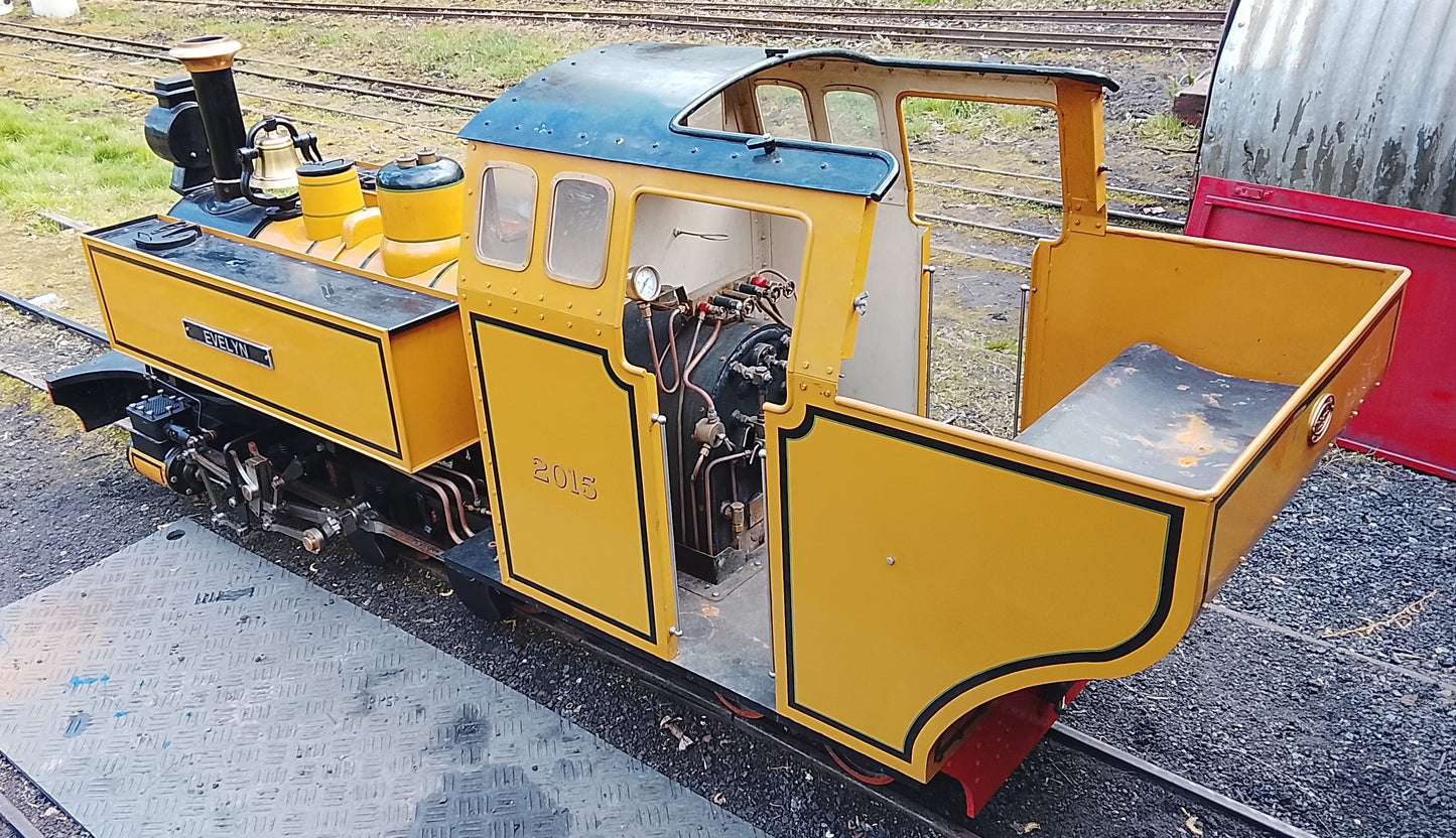 10 1/4" Gauge 2-6-4T Mountaineer steam locomotive
