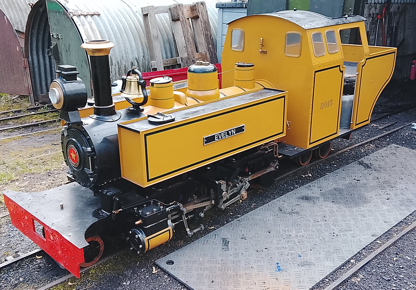 10 1/4" Gauge 2-6-4T Mountaineer steam locomotive