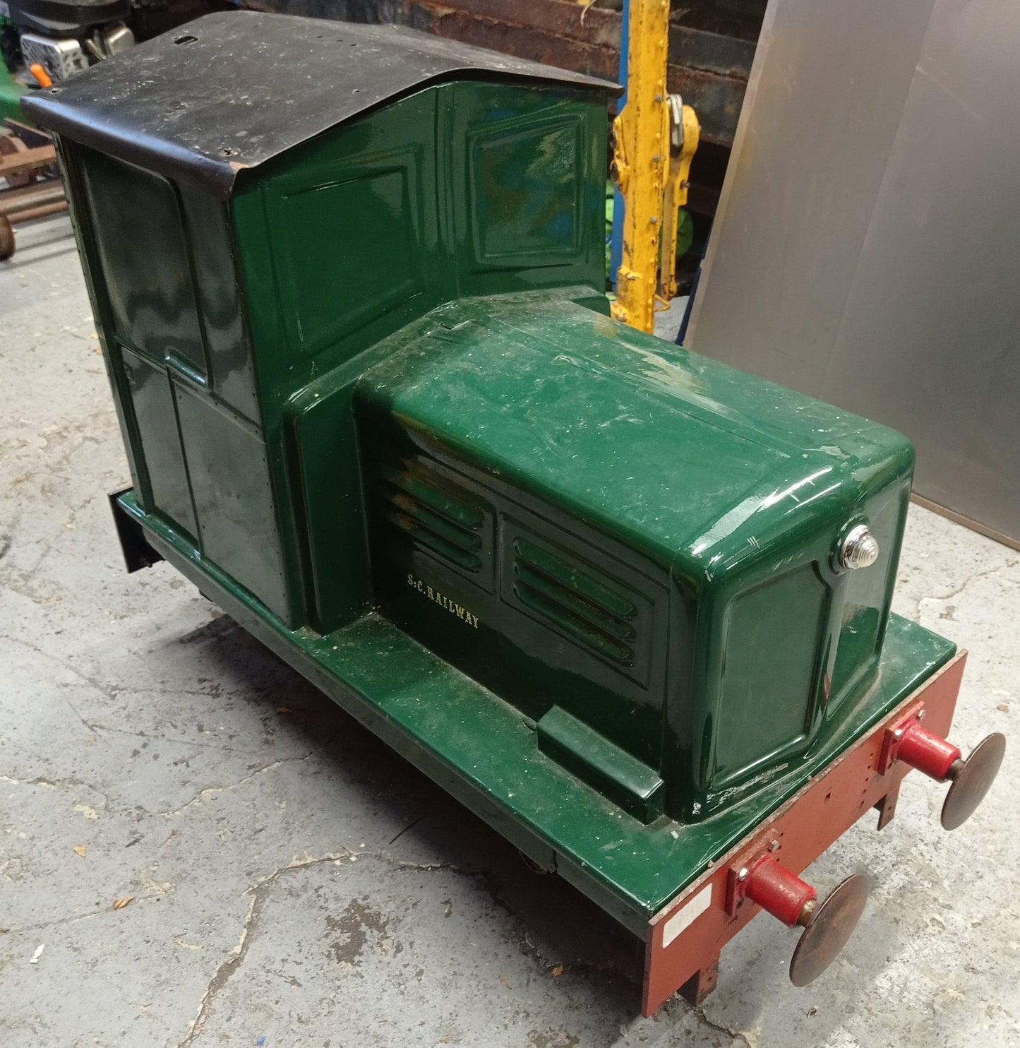 1528 - 7¼" Gauge Simplicity II Battery Locomotive (Green)