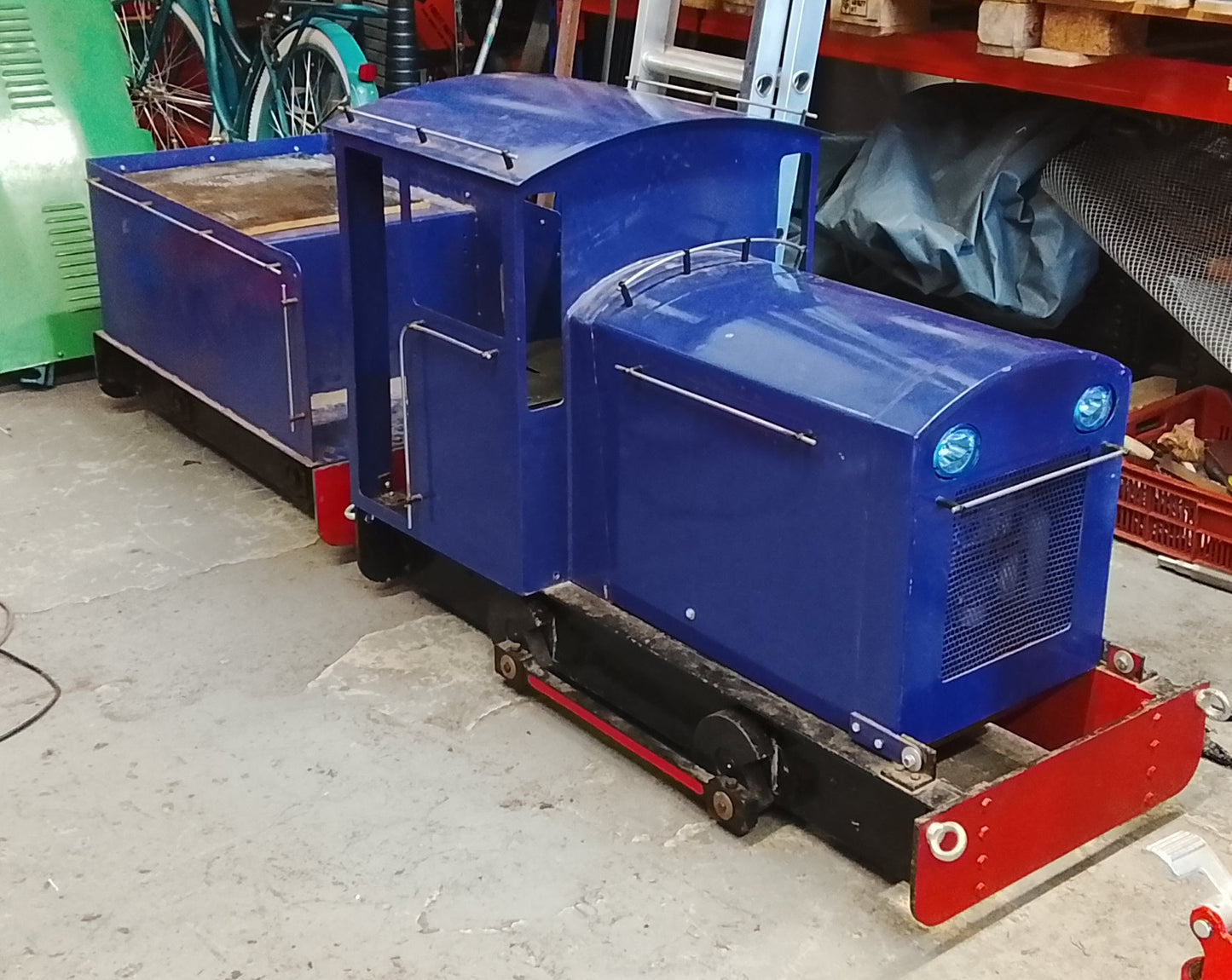 7¼" Gauge Roanoke Petrol Locomotive