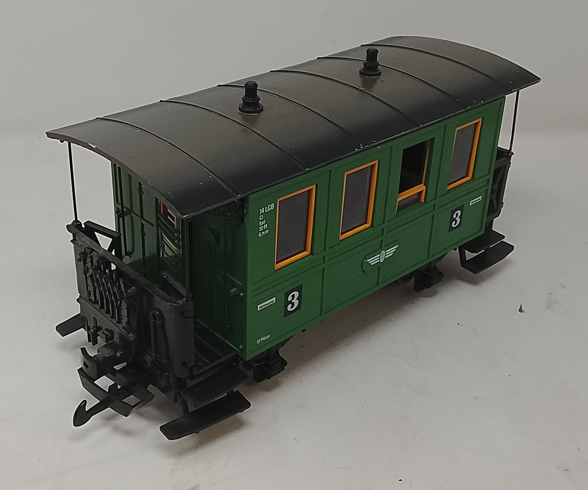 1574 - 45mm Gauge 4 Wheel 3rd Class LGB Coach