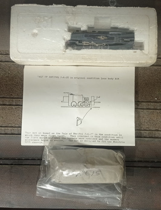 Chivers Finelines 009 Gauge Vale of Rheidol locomotive Kit with donor chassis