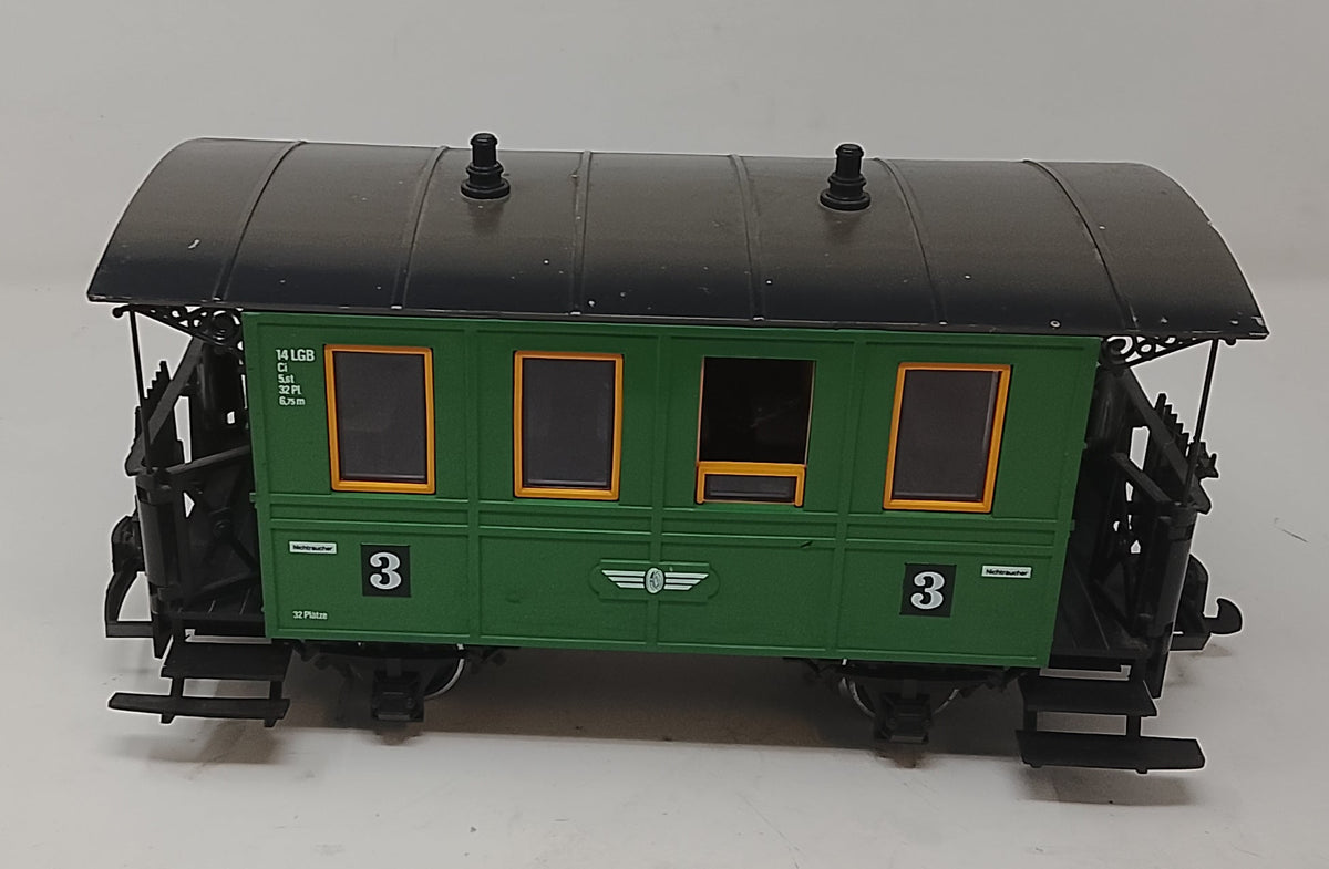1574 - 45mm Gauge 4 Wheel 3rd Class LGB Coach