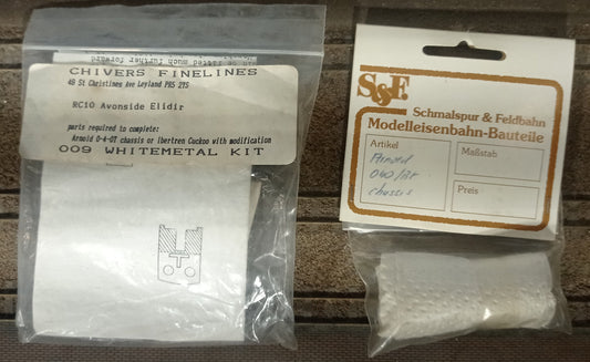 Chivers Finelines 009 Gauge Avonside Elidir locomotive kit with chassis